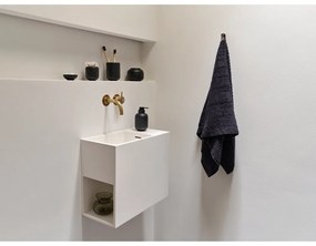 Perie de WC neagră din beton Sensu – Zone