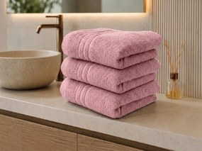 Prosop de baie CLASSIC COLOR 70 x 140 cm roz antic, 100% bumbac