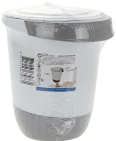 Bol pentru aluat cu capac EH Cream 1,5 l, 14 cm