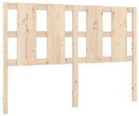 Tablie de pat, 145,5x4x100 cm, lemn masiv de pin 1, Maro, 145.5 x 4 x 100 cm