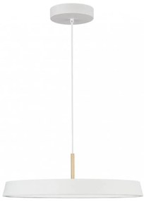Lustra LED design modern VETRO 50cm, alb