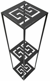 Suport pentru flori 100x24 cm, negru