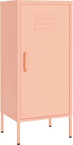 vidaXL Dulap de depozitare, roz, 42,5x35x101,5 cm, oțel