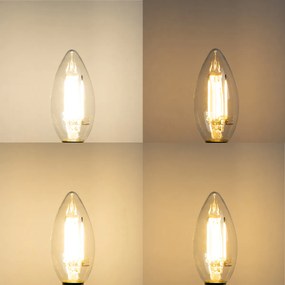 Set de 5 becuri LED inteligente E14 B35 4,5W 470 lm 2700K