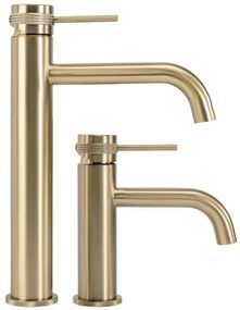 Baterie pentru baie Rea Lungo Grip auriu periat