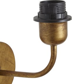 Lampă de perete vintage aurie fără abajur - Matt