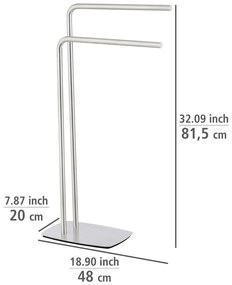 Suport pentru prosoape din oțel inoxidabil Iria – Wenko