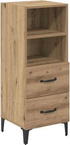 vidaXL Bufet stejar artizanal 34 x 34.5 x 90 cm Lemn compozit