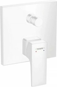 Baterie cada - dus incastrata Hansgrohe Metropol alb mat