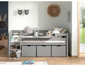 Sertare pentru sub pat de copii gri 3 buc. Pino – Vipack