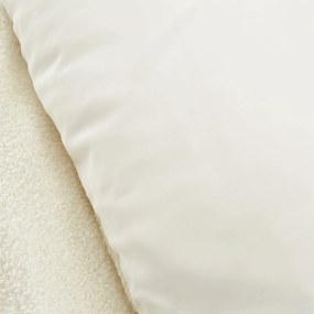Lenjerie de pat crem din țesătură bouclé pentru pat dublu 200x200 cm Cosy – Catherine Lansfield