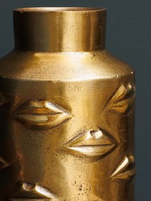 Vaza aurie din metal 16cm Salvador