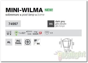 Stalp exterior IP44 Mini-Wilma 74997