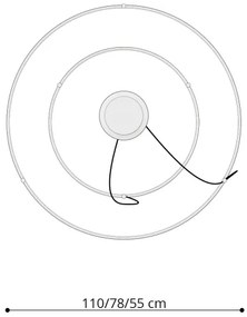 Lustră LED pe cablu RIO LED/80W/230V CRI95 4000K alb Thoro TH.178