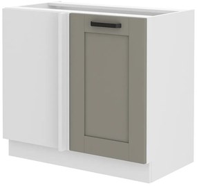 Dulap inferior de bucătărie Lucid 105 ND 1F BB (claygrey + alb). 1045436