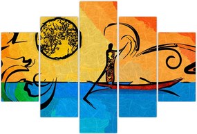 Tablou cu pictură străveche (150x105 cm)