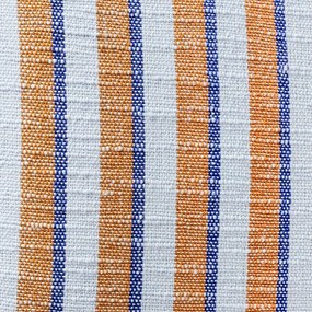 Pernă din bumbac Hübsch Rita, 50 x 50 cm, maro - albastru