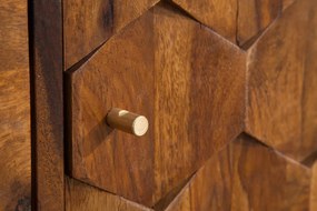 Comoda din lemn Mystic Living 145cm, Sheesham