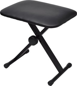vidaXL Scaun pentru clapă & pian reglabil, pliabil