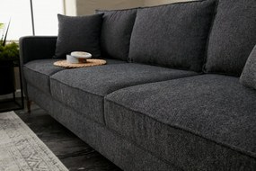 Canapea cu 3 Locuri Berlin, Negru