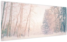 Tablou - Priveliște pădure (120x50 cm)