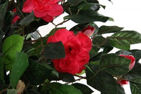 Floare artificiala, rosie, 120 cm