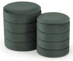 Taburet Chase, verde închis