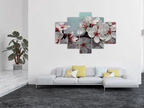 Tablou cu floare - roșie (150x105 cm)
