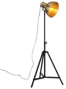 vidaXL Lampă de podea 25 W, alamă antichizată, 61x61x90/150 cm, E27