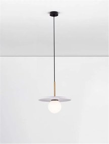 Pendul decorativ stil minimalist IDOR alb/opal