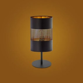 Lampă de masă BOGART 1xE27/15W/230V neagră/aurie