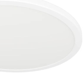 Plafonieră LED dimabilă de exterior Eglo 901458 ROVITO-R 18,5W/230V d. 38,9 cm IP44 alb + telecomandă