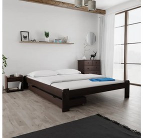 Pat ADA 180x200 cm, nuc Saltele: Cu saltele Somnia 18 cm, Somiera pat: Cu lamele drepte