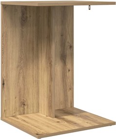 vidaXL Masă laterală Stejar Artizanal 45 x 40 x 62,5 cm Lemn compozit