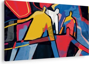 Tablou - Abstract bărbați (90x60 cm)