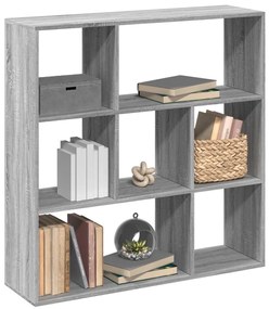 vidaXL Bibliotecă/separator cameră gri sonoma 102x29x103,5 cm lemn