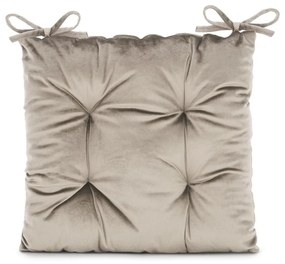 Pernă de scaun din catifea 40x40 cm Aleksa – Restilo
