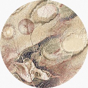 Covor lana rotund Bellona Dark Beige Selectează mărime: 133 X 133