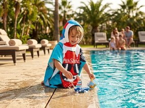 Poncho pentru copii MILKSHAKE albastru Dimensiune: 60 x 120 cm