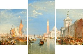 Tablou - Joseph Mallord William Turner, Venice the Dogana and San Giorgio Maggiore, reproducere (90x60 cm)