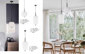 Lustra, Pendul modern Lato negru 15,8cm