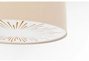 Plafonieră RAYS 2xE27/60W/230V d. 40 cm bej