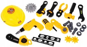 Set de unelte pentru copii și masă de asamblare, 23 de piese