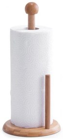 Suport prosoape Zeller, bambus, vertical, rola hartie inclusa,16x34 cm, E