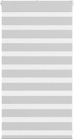 vidaXL Jaluzea tip zebra gri deschis lățime țesătură 75,9 cm poliester