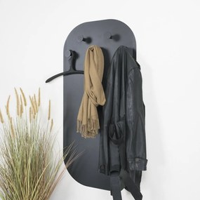 Cuier de perete negru din metal Espen – Spinder Design