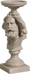 Suport lumanare din polirasină, „Antique Head”