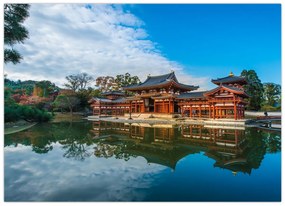 Tablou - Templul Byodo-in, Japonia (70x50 cm)