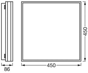 Plafonieră LED dimabilă SMART+ MAGNET LED/42W/230V Wi-Fi Ledvance