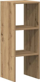 vidaXL Bibliotecă Stejar Artizanal stivuibil 30x30x80cm Lemn prelucrat